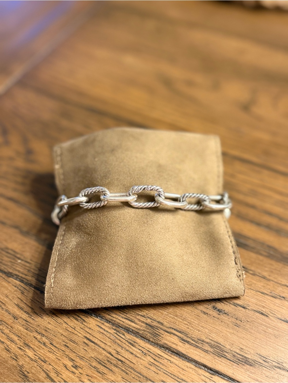 Silver Rope Link Bracelet - Classic Chain